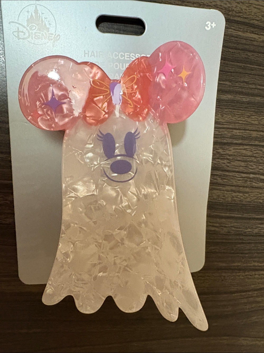 2026 Walt Disney World parks exclusive Halloween Ghost Minnie Mouse hair clip 👻🎃